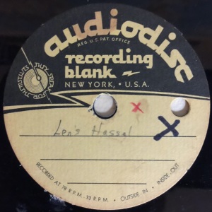 Hap Snow's Whirlwinds - "Len's Hassle" (1960) Audiodisc demo